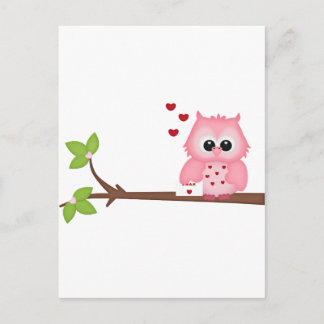 Woodland Love Owls Briefkaart