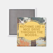 Woodland Magnet Magneet (Voorkant / Achterkant)