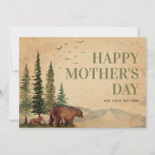 Woodland Mama Beer & Hare Cub  Moederdag (Voorkant)