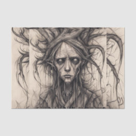 Woodland Man Forest Decoupage papier