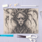 Woodland Man Forest Decoupage papier (Craft)