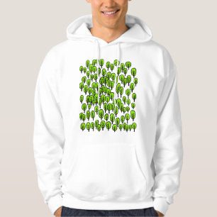 Woodland Map - Groene bomen Hoodie