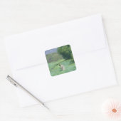 Woodland Meadow, 1876 Vierkante Sticker (Envelop)