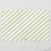 Woodland meisje schattige dieren baby shower voors briefpapier (Achterkant)