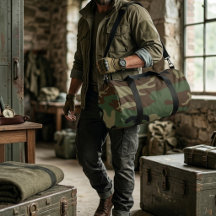 Woodland Militaire Camouflagepatroon