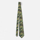 Woodland Militairy Camo Print Stropdas (Achterkant)