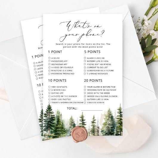 Woodland minimalist wat er op je telefoon spel