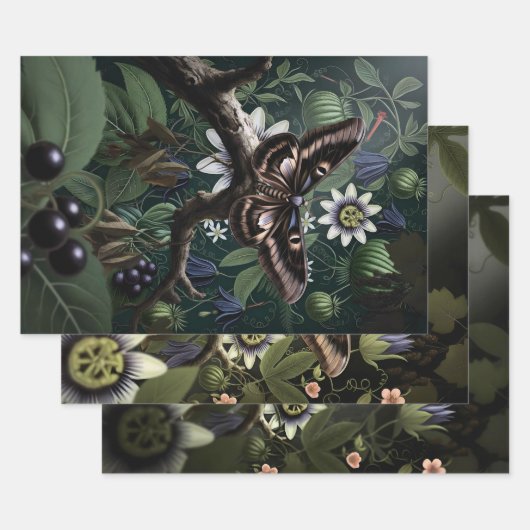 Woodland Moth Inpakpapier Vel (Set)