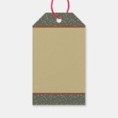 Woodland Mouse Christmas Gift Label Cadeaulabel (Achterkant)