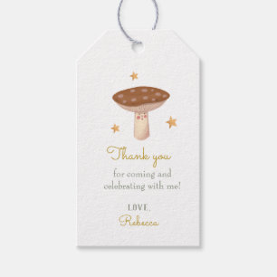Woodland Mushroom Birthday Gift Labels Cadeaulabel