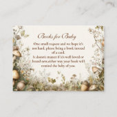 Woodland Mushroom Forest Boeken voor Baby Informatiekaartje (Voorkant)