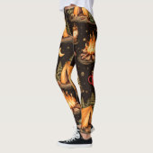 Woodland Nights Camping Pattern Leggings (Links)