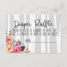 Woodland Nursery Baby Deer en Fox Baby shower Informatiekaartje