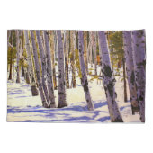 Woodland of Aspen Trees Kussensloop (Achterkant)