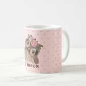 Woodland Owl Coffee Mok (Voorkant rechts)