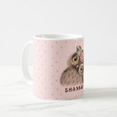 Woodland Owl Coffee Mok (Voorkant links)