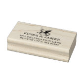 Woodland Owl Return Address Rubberstempel (Stempel)