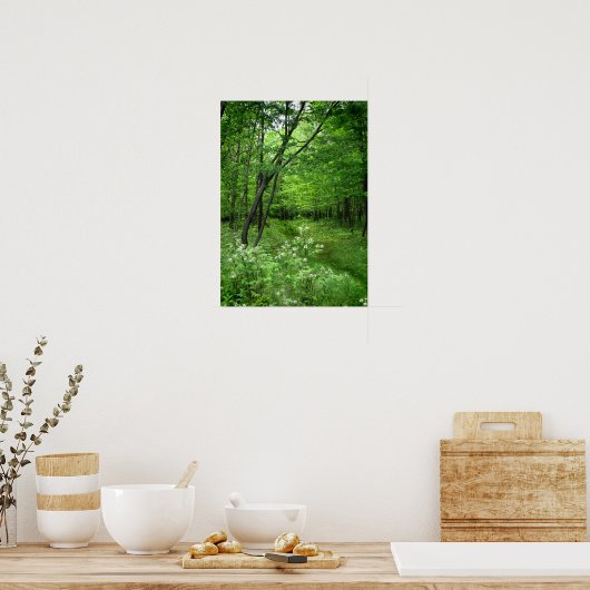 Woodland Path Poster (Keuken)
