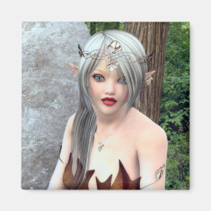Woodland Princess Fantasy Magnet Magneet
