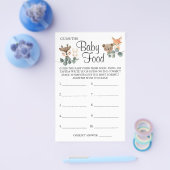 Woodland Raad eens de Baby-douchecaart Flyer (Enkel)