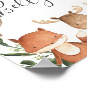 Woodland Raad eens hoe groot mama's buik is Poster (Hoek)