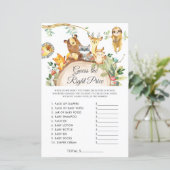 Woodland raadt de juiste prijs-Baby shower aan (Staand voorkant)