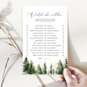 Woodland rustiek Zou ze liever bruids spel