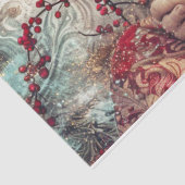 Woodland Santa Tissuepapier (Detail)