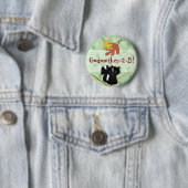 Woodland Skunk Button (In situ)