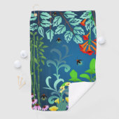 Woodland Skunk Foliage Golfhanddoek (Insitu)