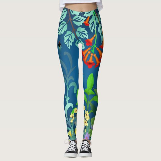 Woodland Skunk Foliage Leggings (Voorkant)