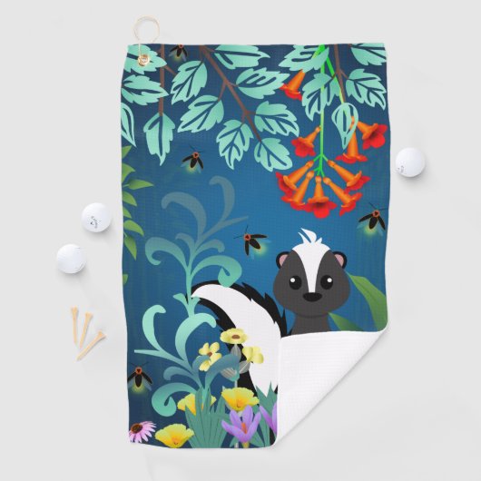 Woodland Skunk Golfhanddoek (Insitu)