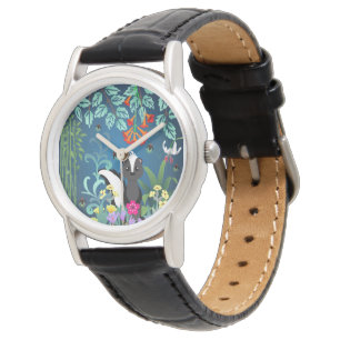 Woodland Skunk Horloge