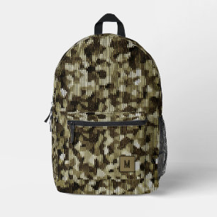 Woodland snake digitale camo futuristisch bedrukte rugzak