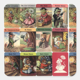 "Woodland Snap" Vierkante Sticker