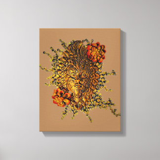 Woodland Spirit Stretched Canvas Print