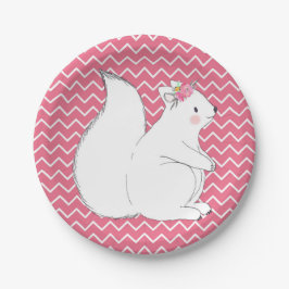 Woodland Squirrel Papieren Bordje