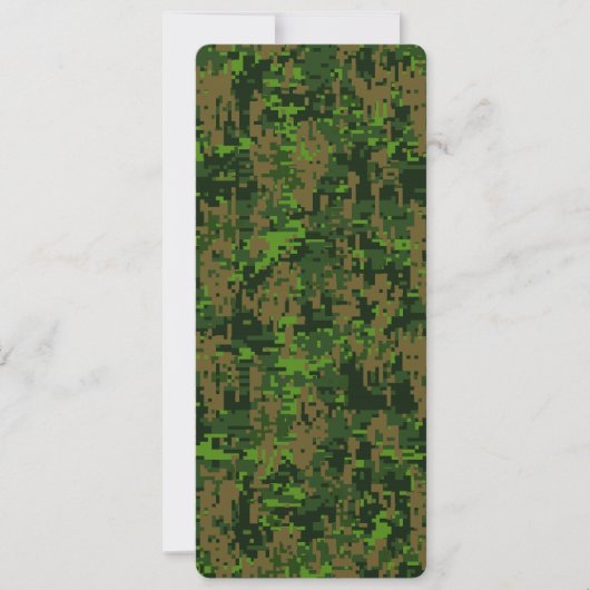 Woodland stijl digitale camouflage accent (Voorkant)