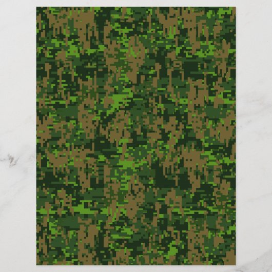 Woodland Style Digital Camouflage Accent Flyer (Voorkant)