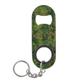 Woodland Style Digital Green Camouflage Accent Sleutelhanger Flessenopener (Voorkant)