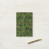 Woodland Style Digital Green Camouflage Decor Post-it® Notes (Op bureau)