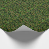 Woodland Style Green Digital Camouflage Cadeaupapier (Hoek)