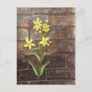 Woodland Sunflower Painting Briefkaart