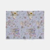 Woodland Theme Baby Fleece Deken (Voorkant (Horizontaal))