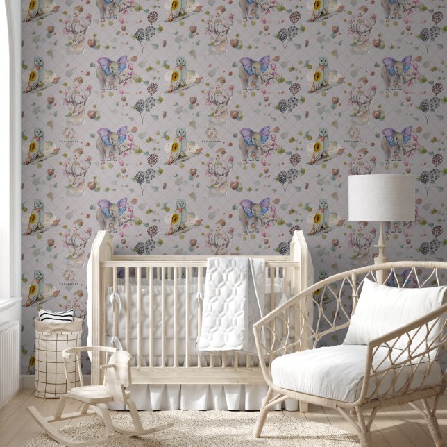 Woodland Theme Baby kamer Behang (Kinderen)