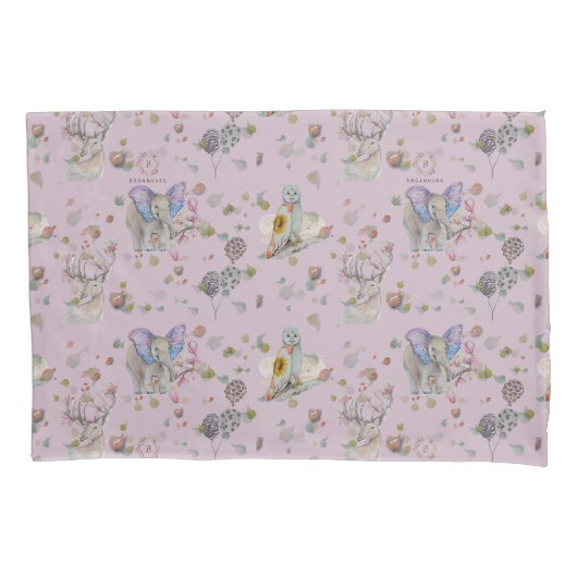 Woodland Theme Baby Kussensloop (Voorkant)