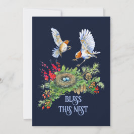 Woodland Treasures Bless This Nest Housewarming Kaart