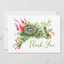 Woodland Treasures Personalized Bedankkaart