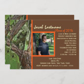 Woodland Tree Afstuderen Foto Kaart (Voorkant / Achterkant)