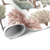 Woodland Trees Rabbits Cadeaupapier (Rol Hoek)